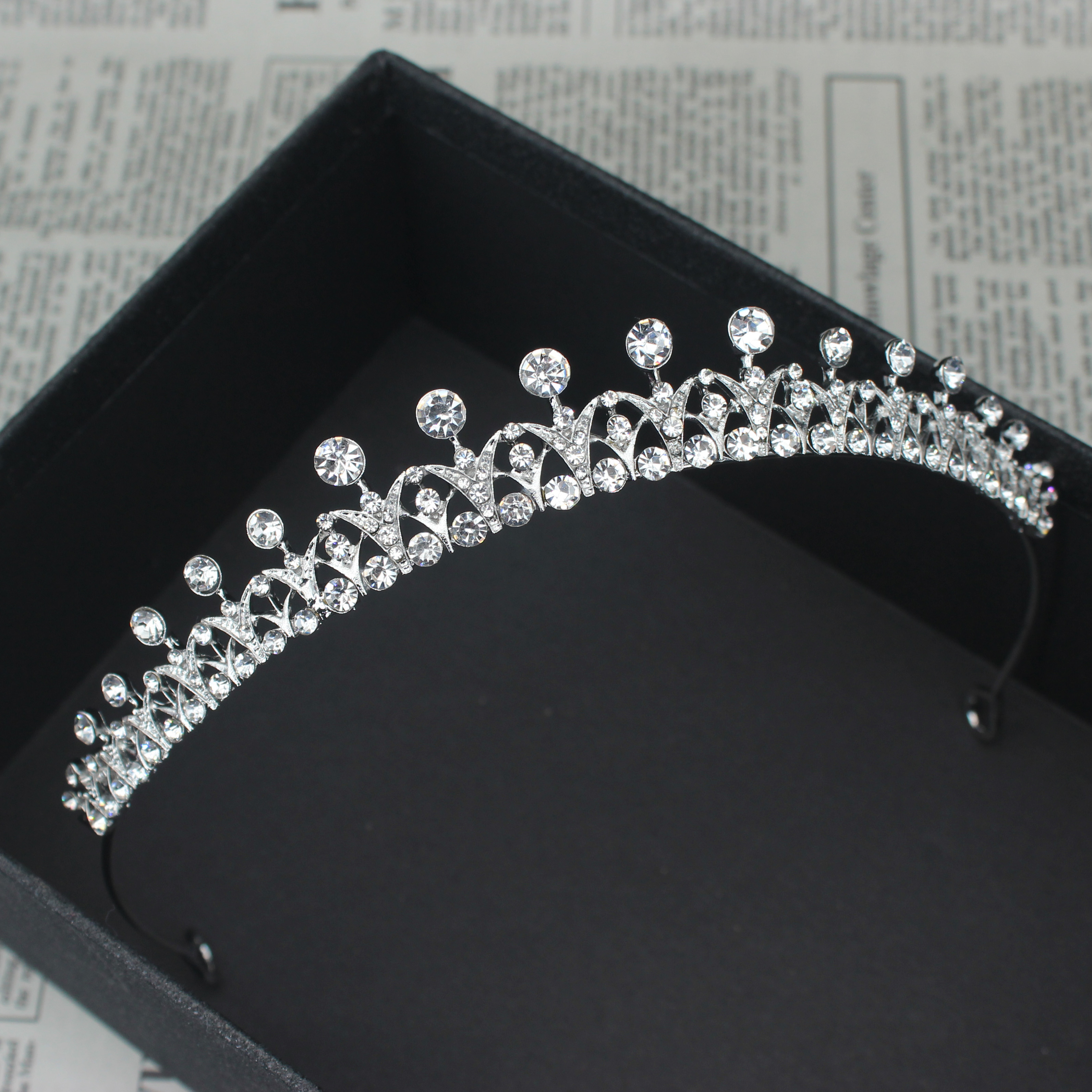 Women Accessories Wholesale - Crystal Wedding Bridal Tiara Hairstyle For