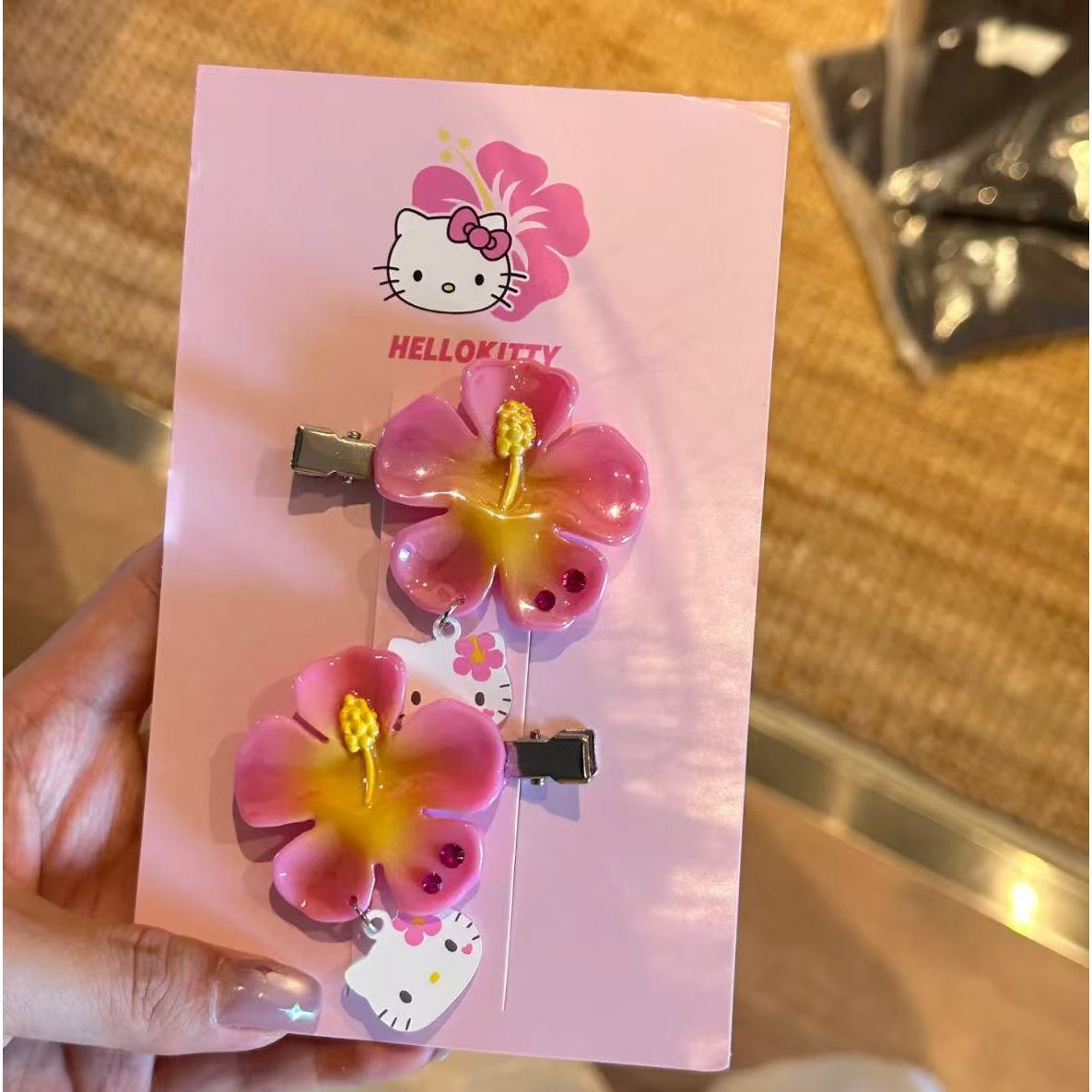 Women Accessories Wholesale - Kawaii Sanrio Hello Kitty Flower Hair