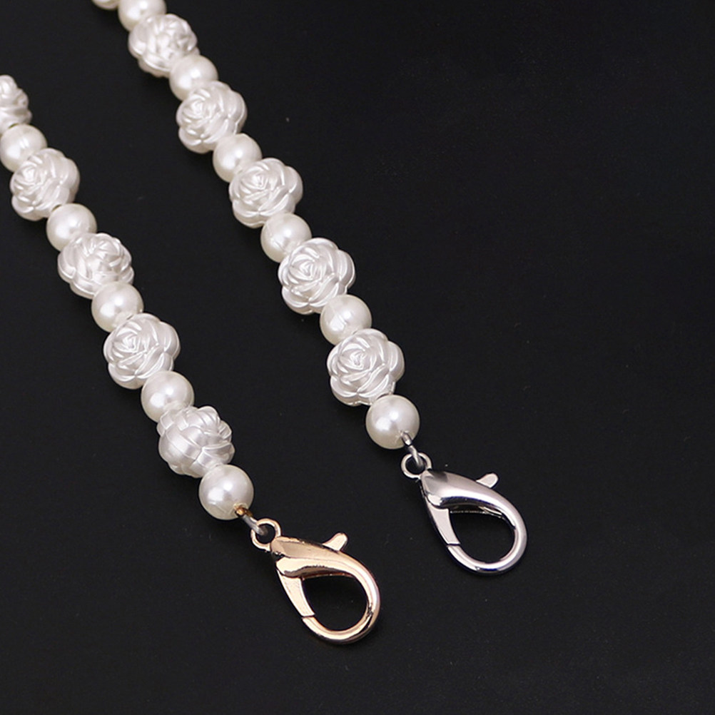 Wallet Chain Bag - 2Pcs Sturdy Pearl and Strap for