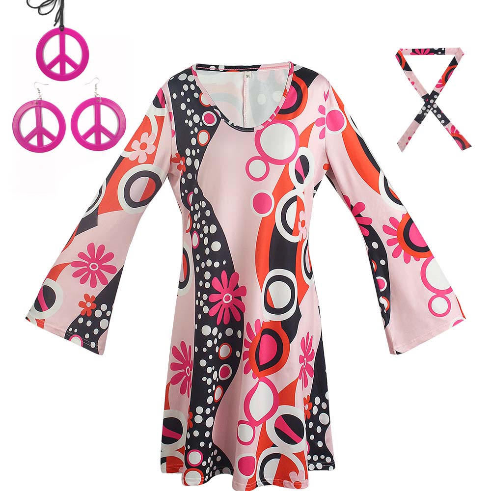 Halloween Retro 60s 70s Disco  – Women'S Accessories In The 70S recenzja i cena