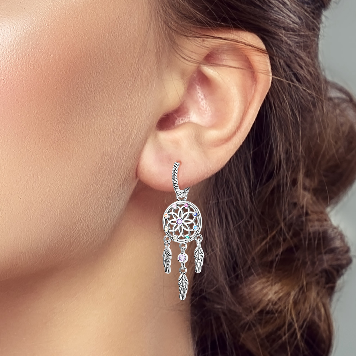 925 Sterling Silver Dreamcatch – Tassel Earrings Boho recenzja i cena