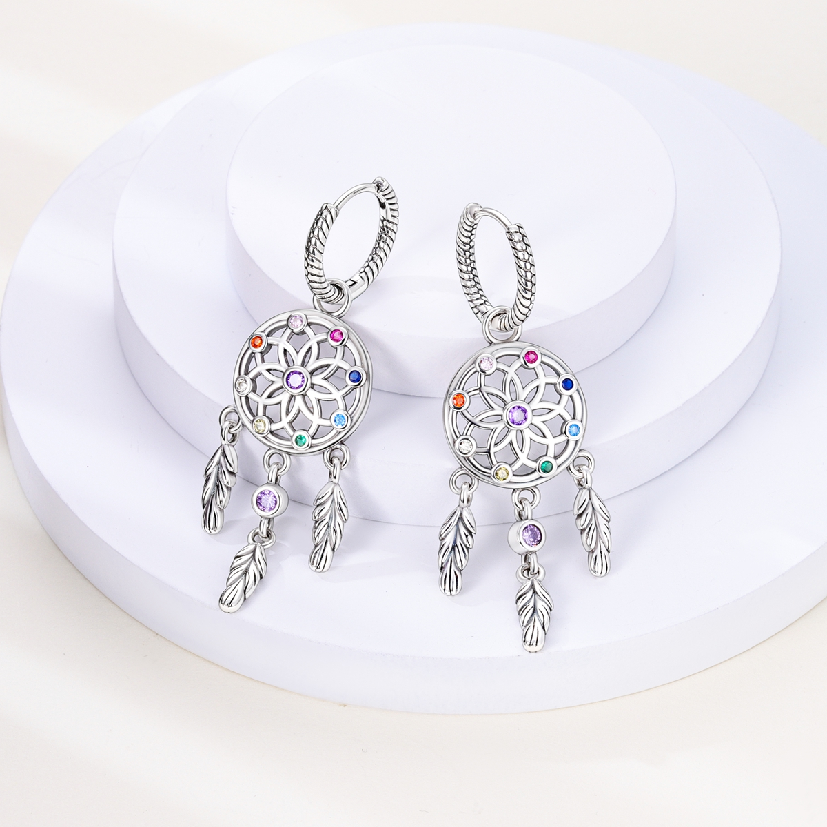 925 Sterling Silver Dreamcatch – Tassel Earrings Boho recenzja i cena