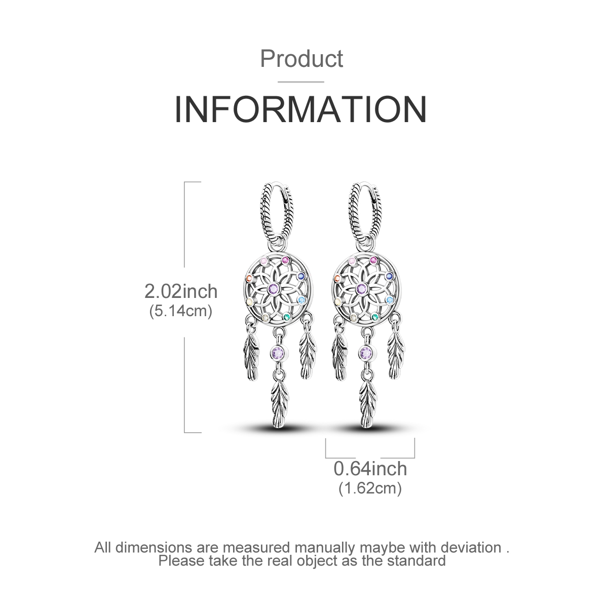 925 Sterling Silver Dreamcatch – Tassel Earrings Boho recenzja i cena