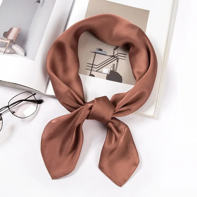 Satin Scarf Women 70cm Solid C – Women Accessories Wholesale China recenzja i cena
