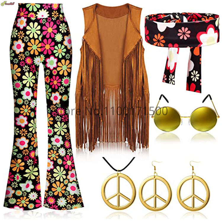 Halloween Hippie Costume Women – Women'S Accessories In The 70S recenzja i cena