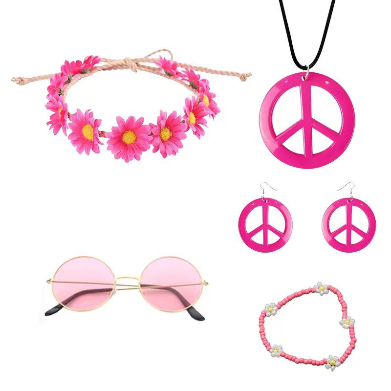 PESENAR Hippie Costume Accesso – Women'S Accessories In The 70S recenzja i cena
