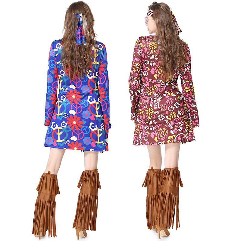 Halloween Disco Dress 70s 60s  – Women'S Accessories In The 70S recenzja i cena