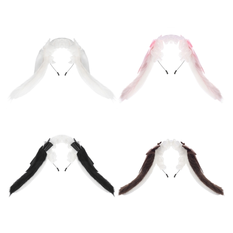 Plush Rabbits Ear Headbands Fo – Women Accessories Description recenzja i cena