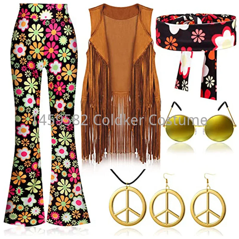 Hippie Costume Women Peace Lov – Women'S Accessories In The 70S recenzja i cena