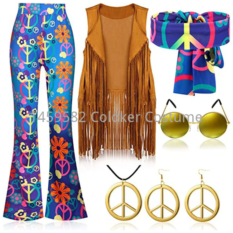 Hippie Costume Women Peace Lov – Women'S Accessories In The 70S recenzja i cena