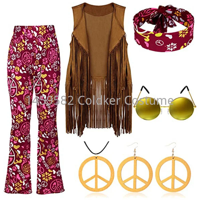 Hippie Costume Women Peace Lov – Women'S Accessories In The 70S recenzja i cena