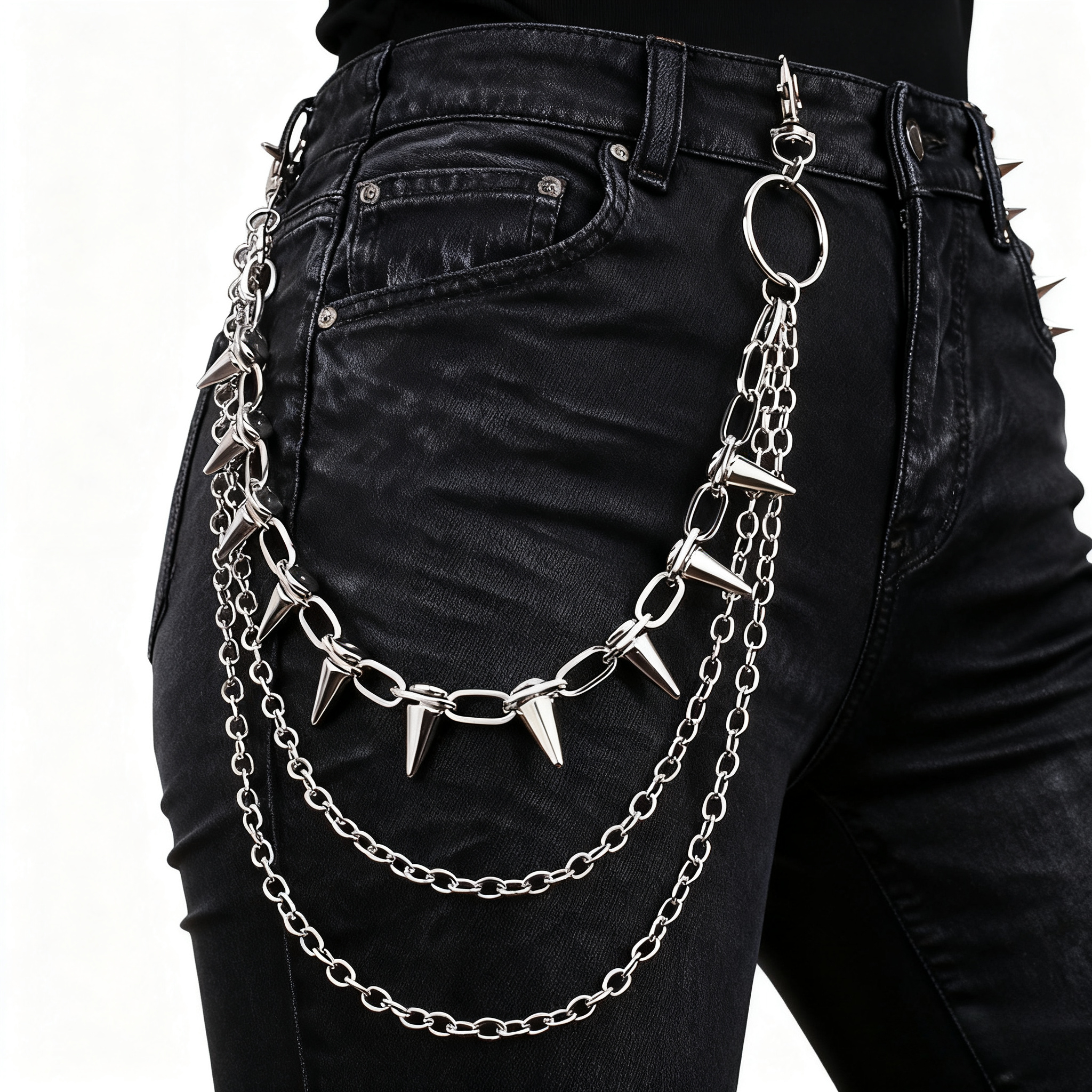 Unisex Hip Hop Punk Rock Metal – Wallet Chain Bag recenzja i cena