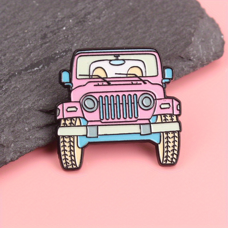 Adorable Pink Jeep Cartoon Ena – Women'S Jeep Accessories recenzja i cena