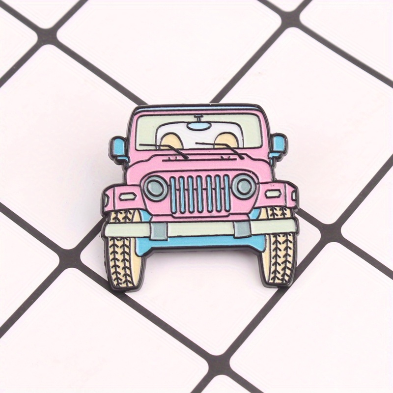 Adorable Pink Jeep Cartoon Ena – Women'S Jeep Accessories recenzja i cena