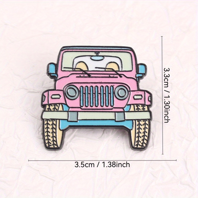 Adorable Pink Jeep Cartoon Ena – Women'S Jeep Accessories recenzja i cena