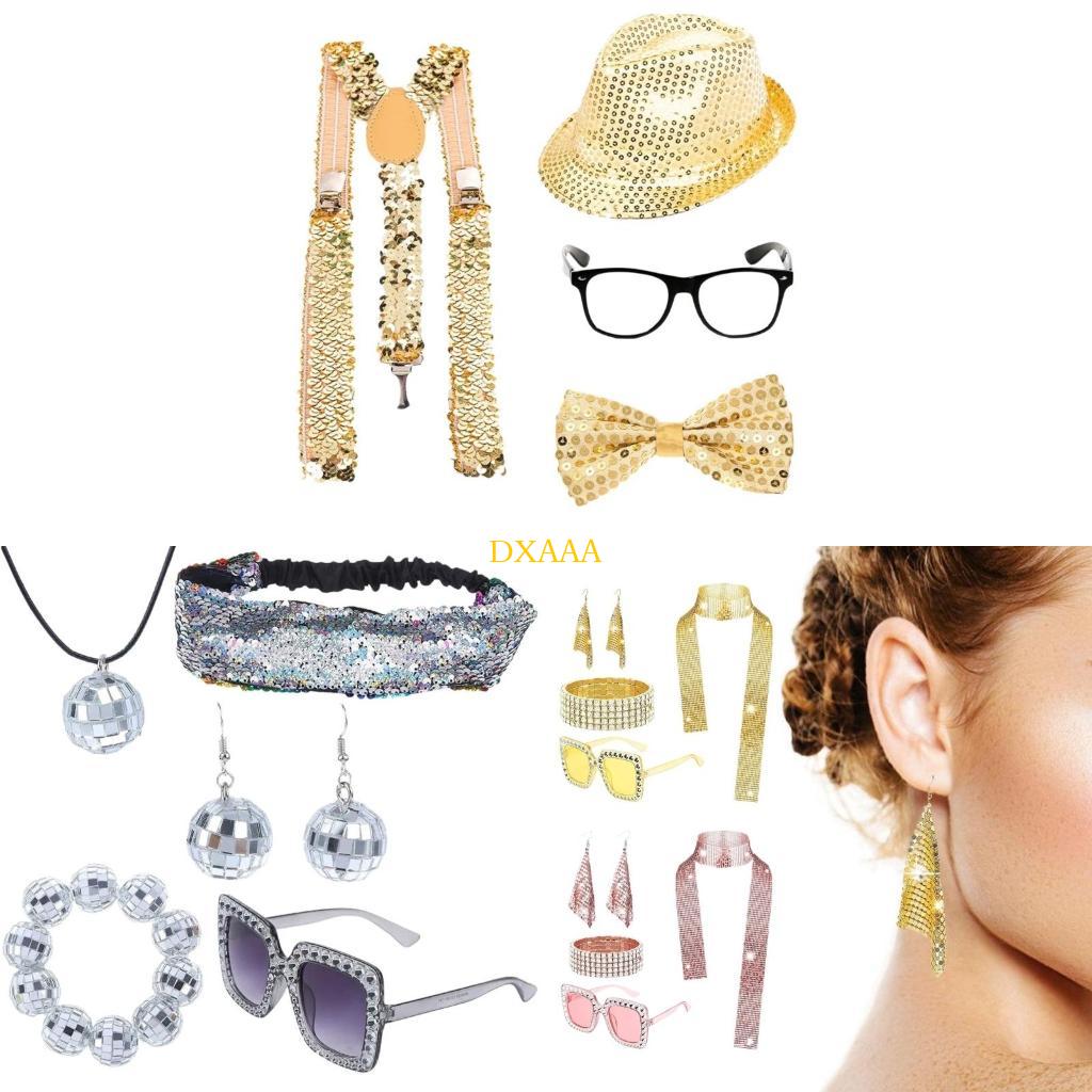 DXAA 70s Disco Fancy Dress Set – Women'S Accessories In The 70S recenzja i cena
