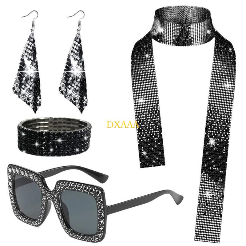 DXAA 70s Disco Fancy Dress Set – Women'S Accessories In The 70S recenzja i cena
