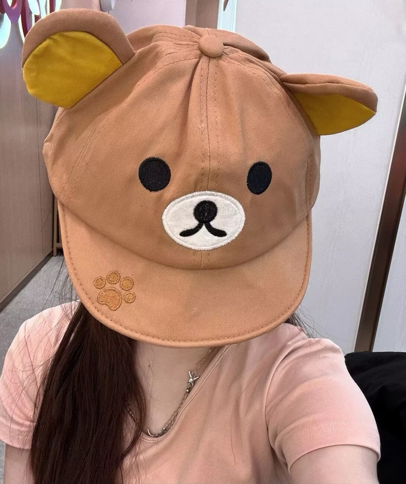 Rilakkuma Bear With Ear Cap Su – Women'S Clothing And Accessories recenzja i cena