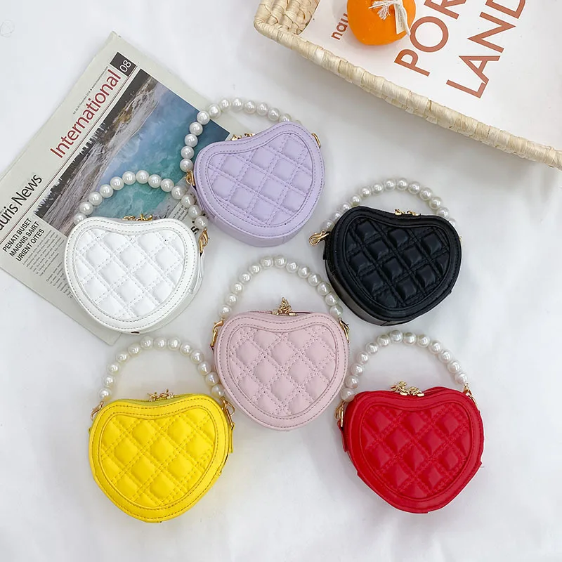 Cute Children's Heart-shaped C – Wallet Chain Bag recenzja i cena