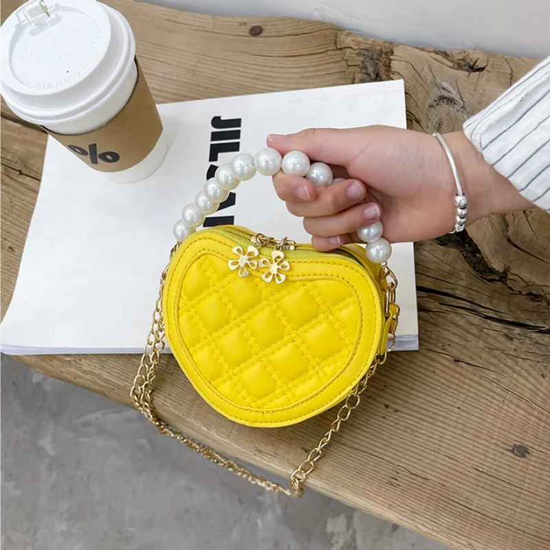 Cute Children's Heart-shaped C – Wallet Chain Bag recenzja i cena