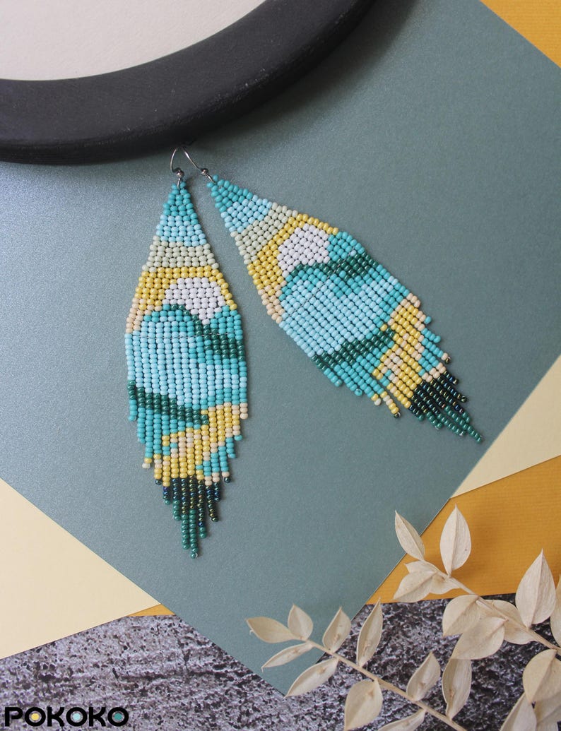 ZGMXR Rice bead earrings Tasse – Tassel Earrings Boho recenzja i cena