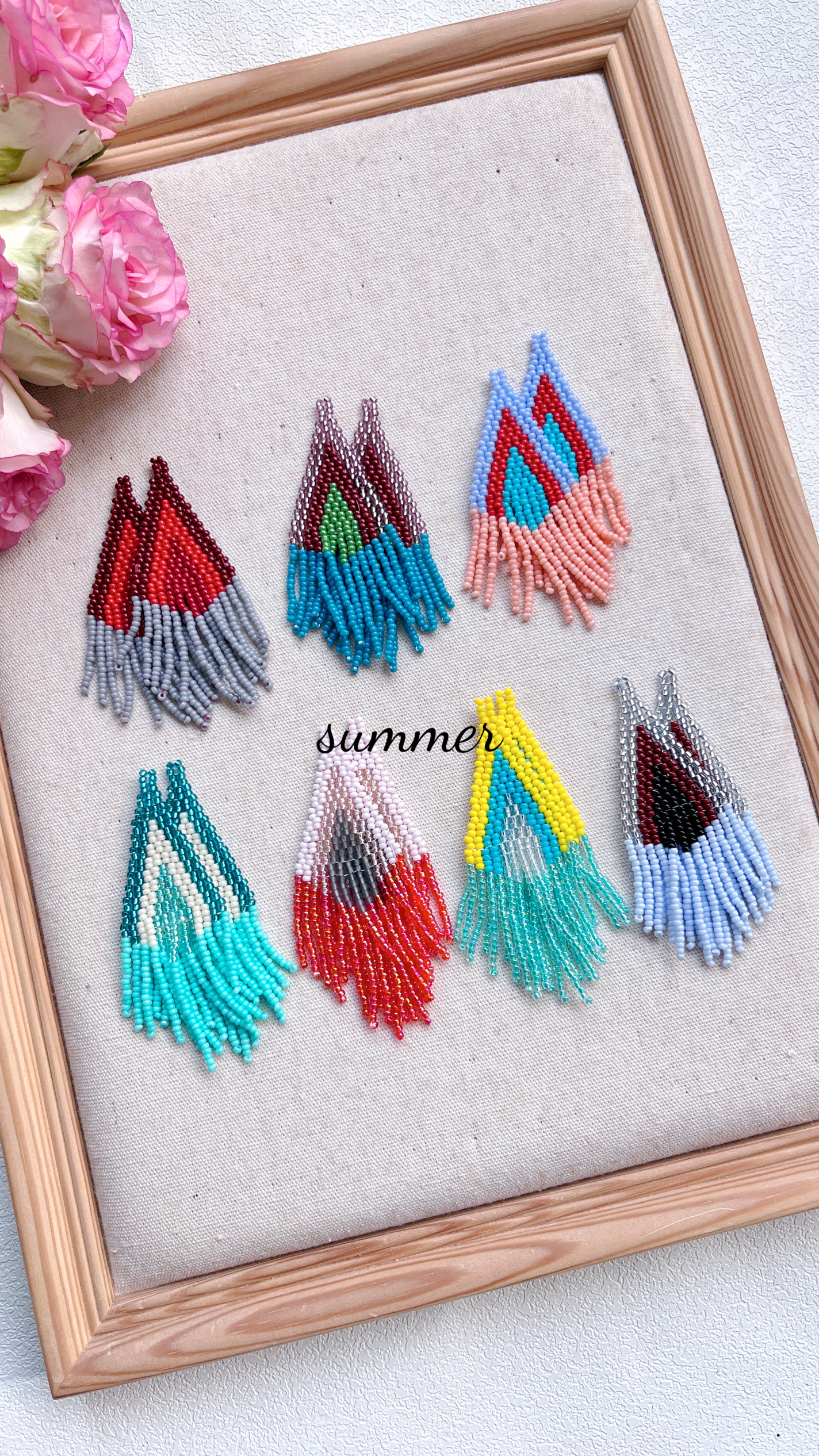 ZGMXR Rice bead earrings Tasse – Tassel Earrings Boho recenzja i cena