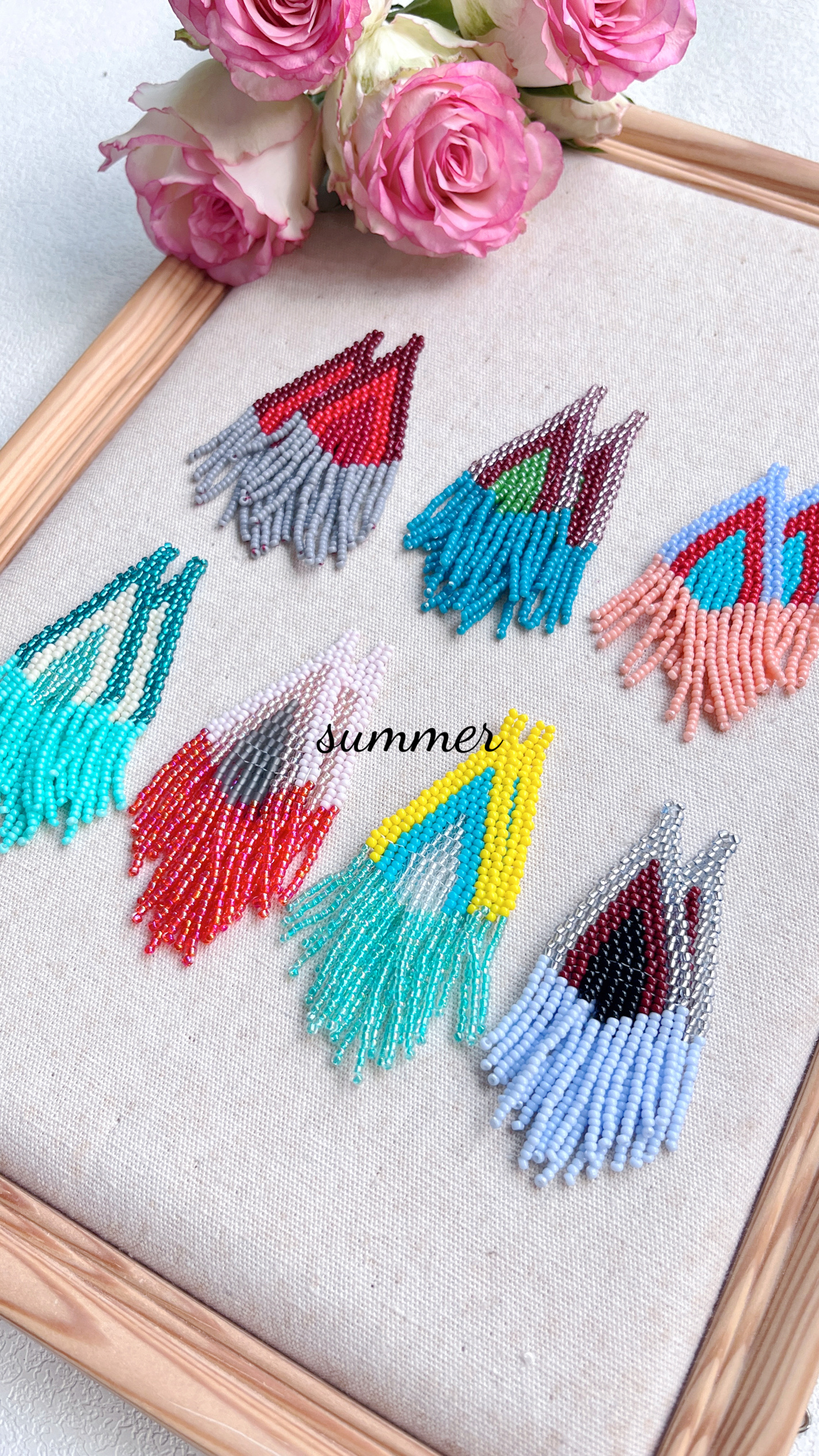 ZGMXR Rice bead earrings Tasse – Tassel Earrings Boho recenzja i cena