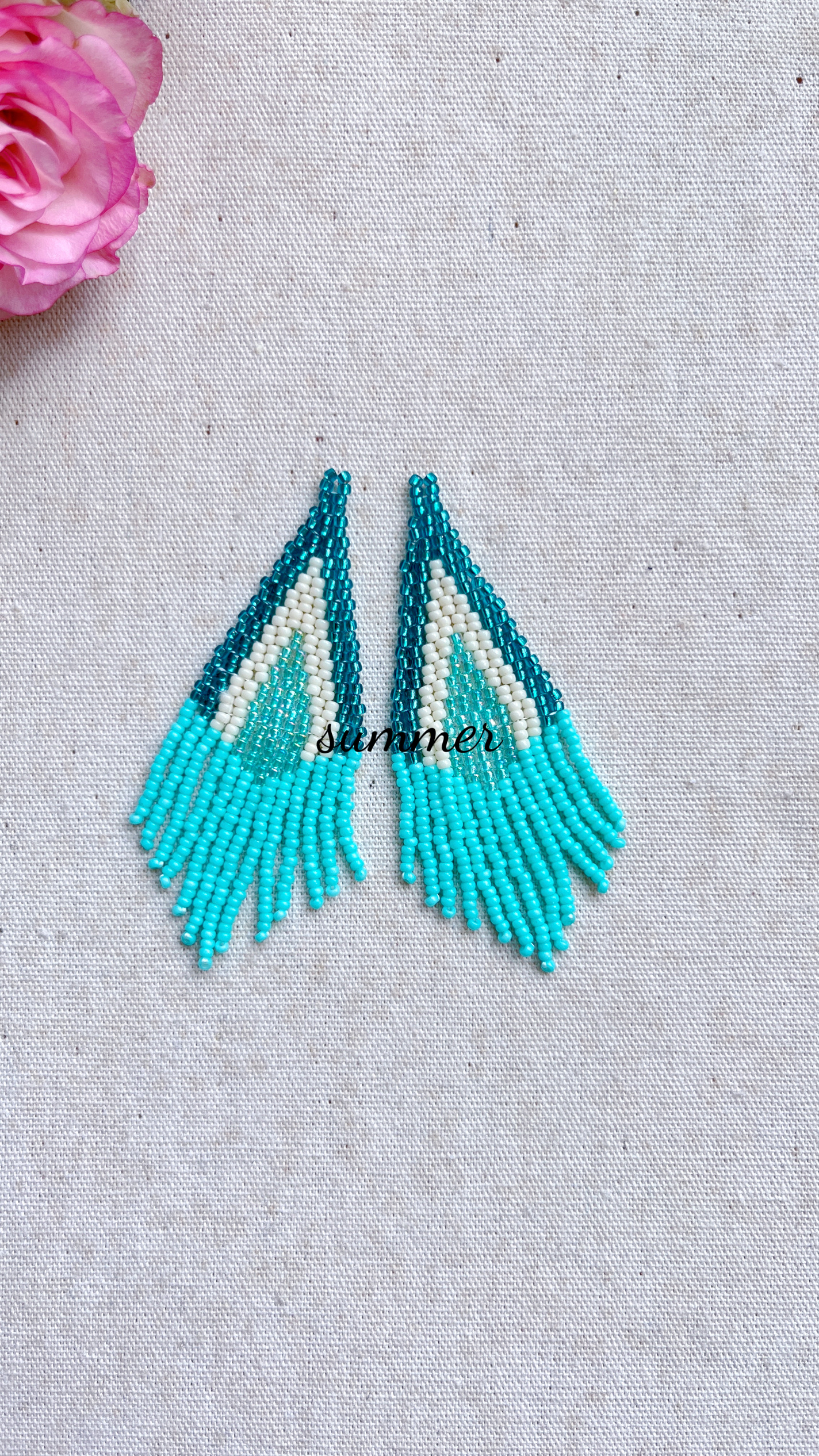 ZGMXR Rice bead earrings Tasse – Tassel Earrings Boho recenzja i cena
