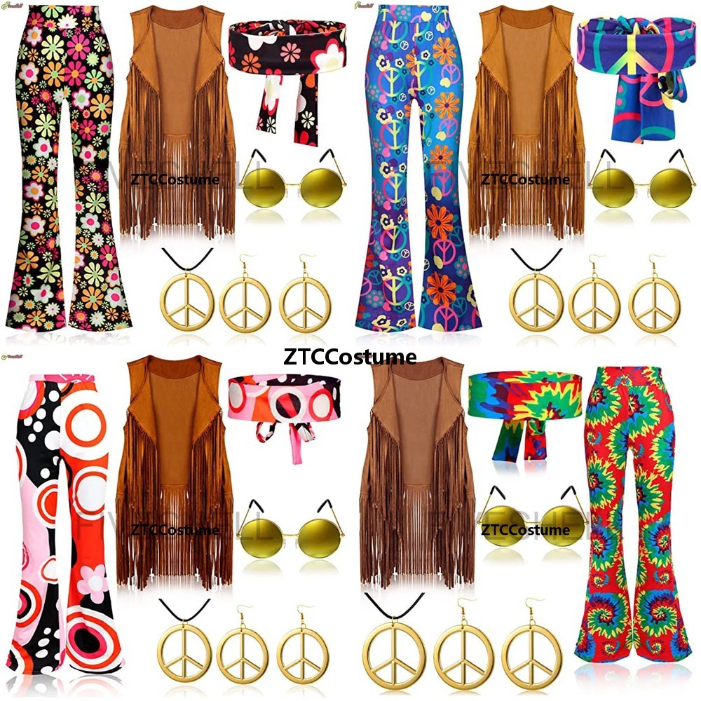 Hippie Costume Women 60s 70s P – Women'S Accessories In The 70S recenzja i cena