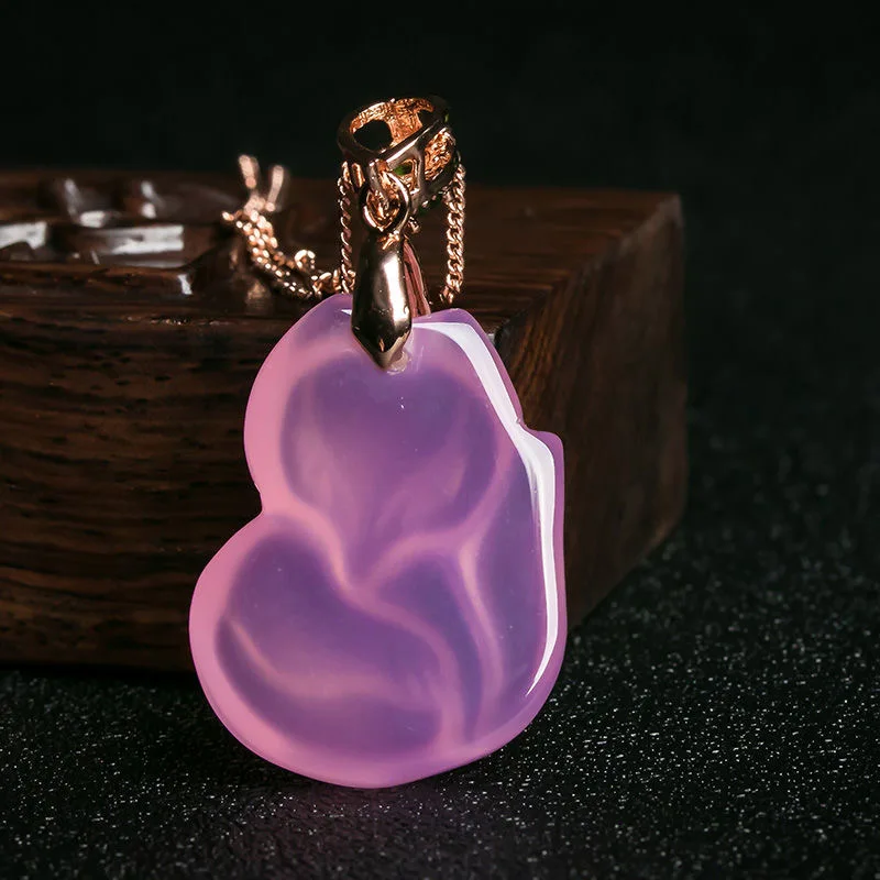 Natural Purple Agate Fox Penda – Women Accessories For Hand recenzja i cena