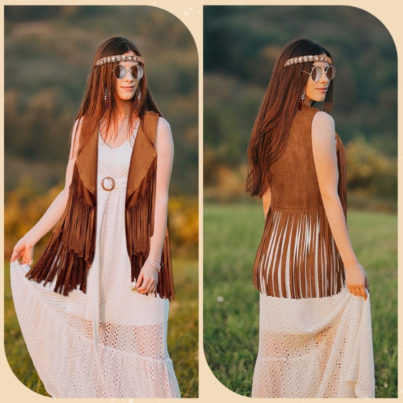 5 Pcs Hippie Costume Accessori – Women'S Accessories In The 70S recenzja i cena