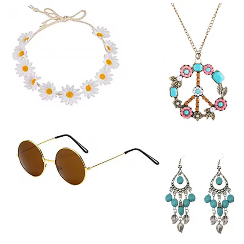 PESENAR Hippie Costume Accesso – Women'S Accessories In The 70S recenzja i cena