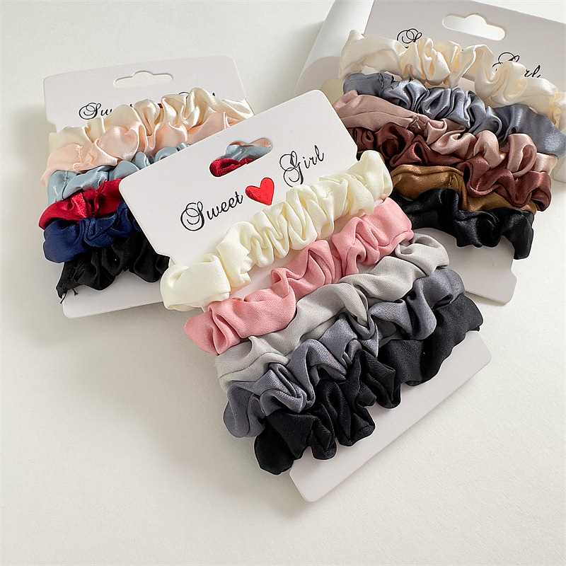 5/6pcs Satin Hair Scrunchies f – Women Accessories Wholesale China recenzja i cena