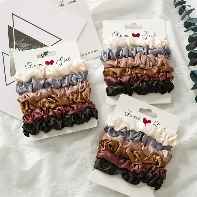 5/6pcs Satin Hair Scrunchies f – Women Accessories Wholesale China recenzja i cena