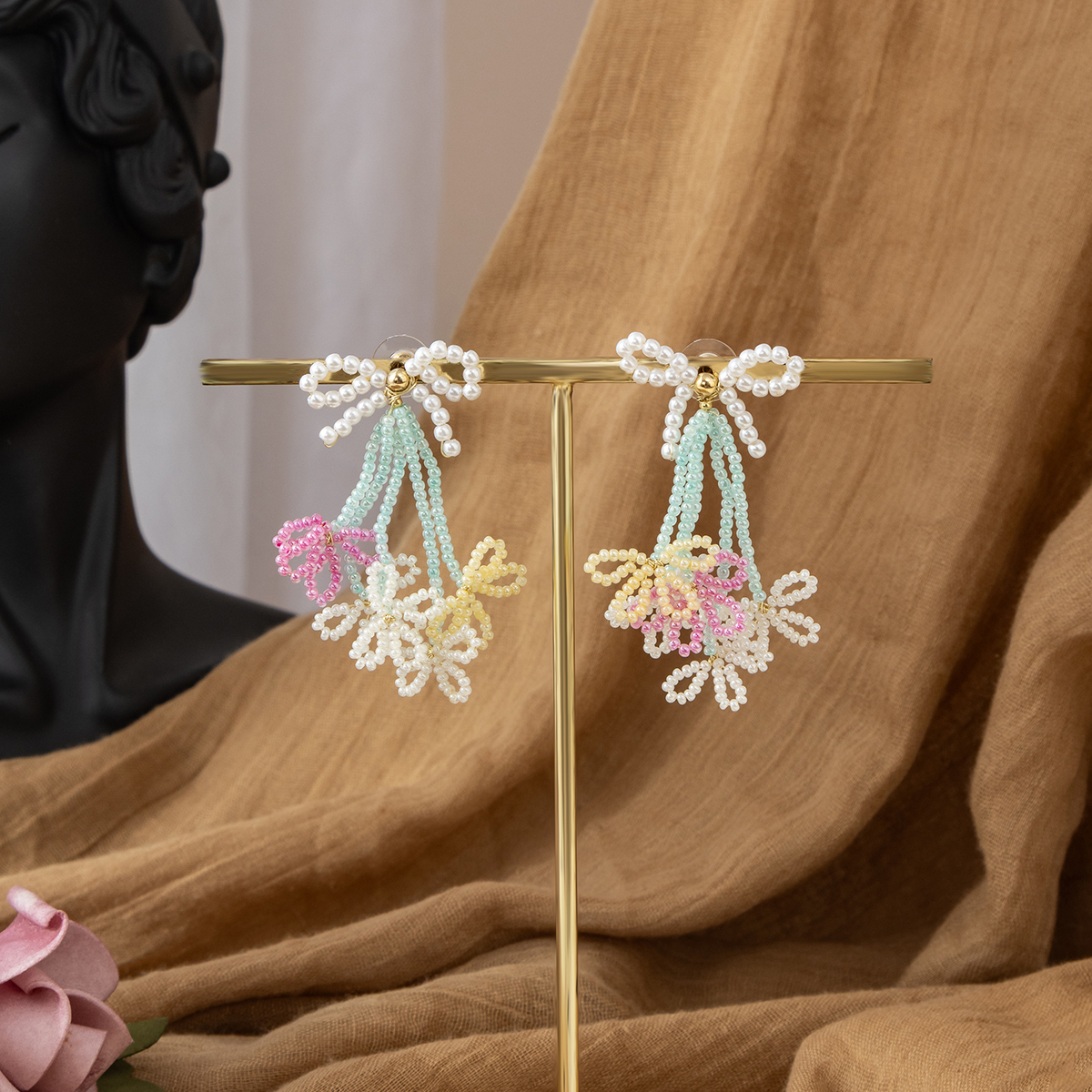 Vintage  Drop Earrings for Wom – Tassel Earrings Boho recenzja i cena