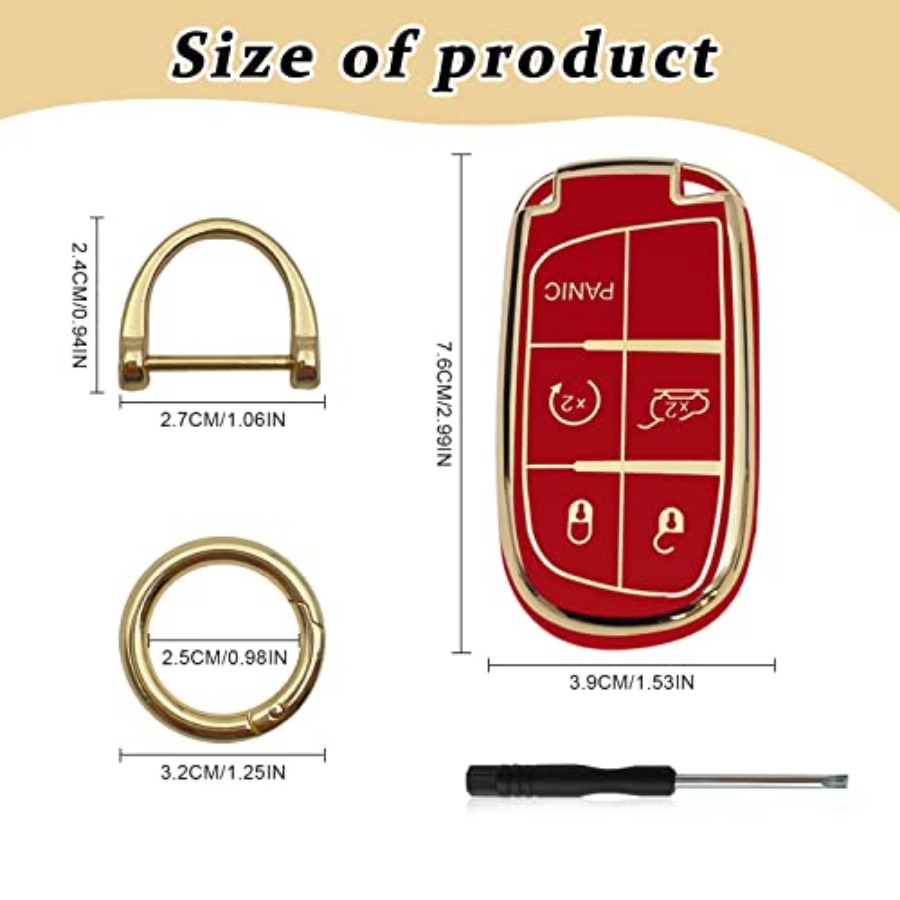 for Jeep Key Fob Cover Keychai – Women'S Jeep Accessories recenzja i cena