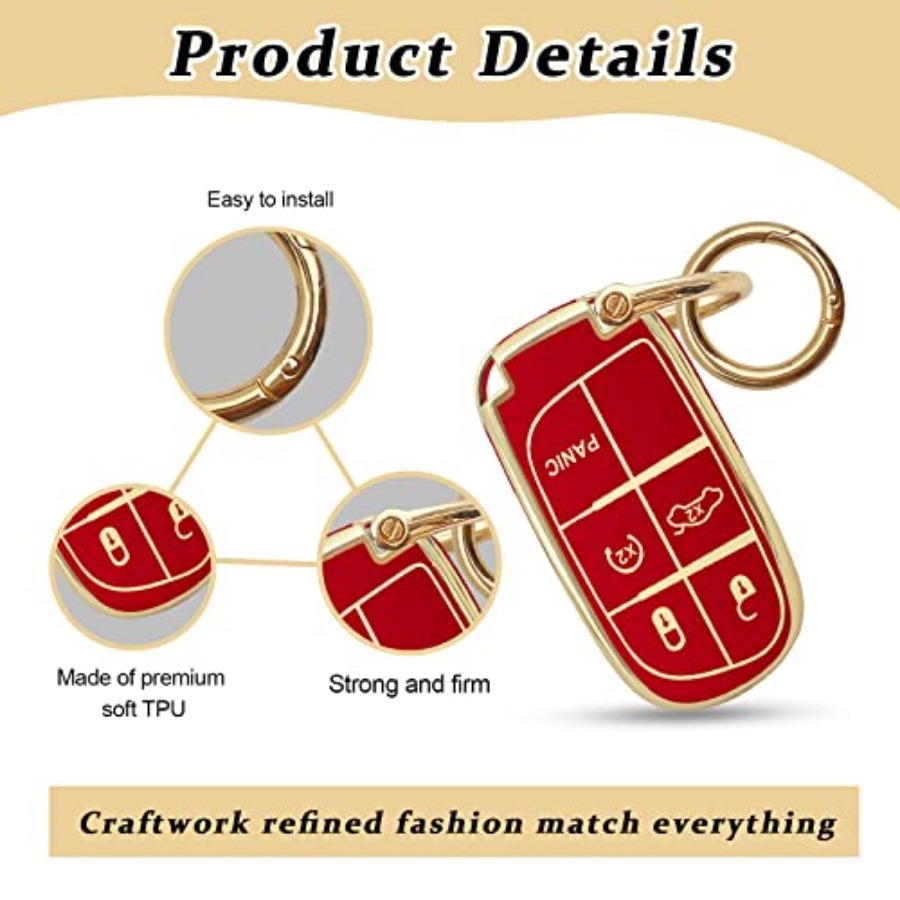 for Jeep Key Fob Cover Keychai – Women'S Jeep Accessories recenzja i cena