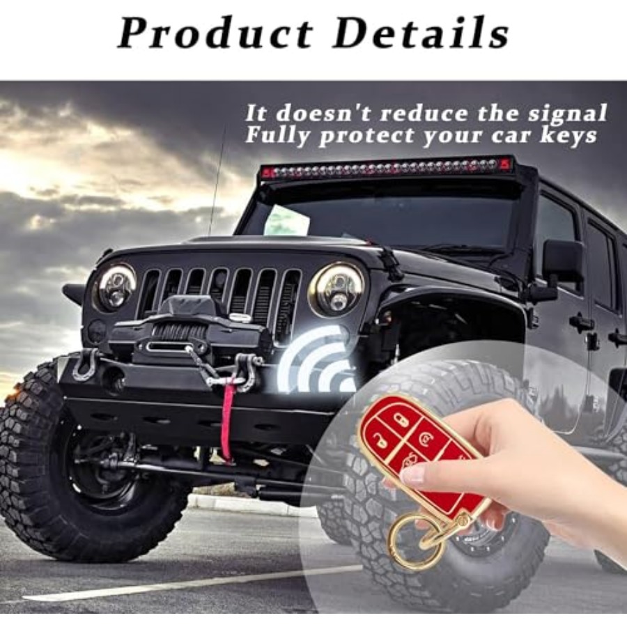 for Jeep Key Fob Cover Keychai – Women'S Jeep Accessories recenzja i cena