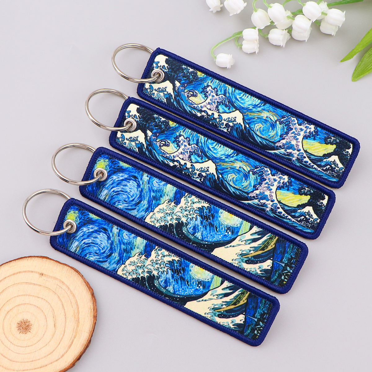 Van Gogh Embroidery Key Fobs K – Women Accessories For Hand recenzja i cena