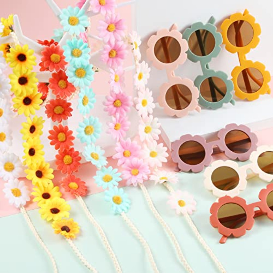 Groovy Retro Flower Sunglasses – Women'S Accessories In The 70S recenzja i cena