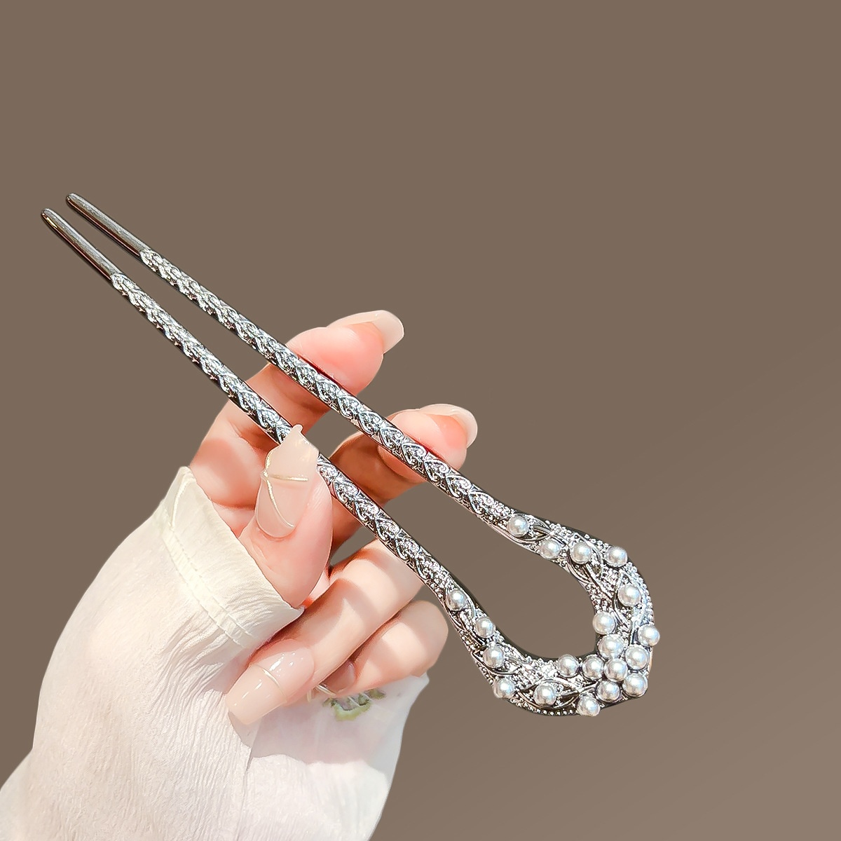 New Pearl U Shaped Hairpin For – Women Accessories Wholesale recenzja i cena