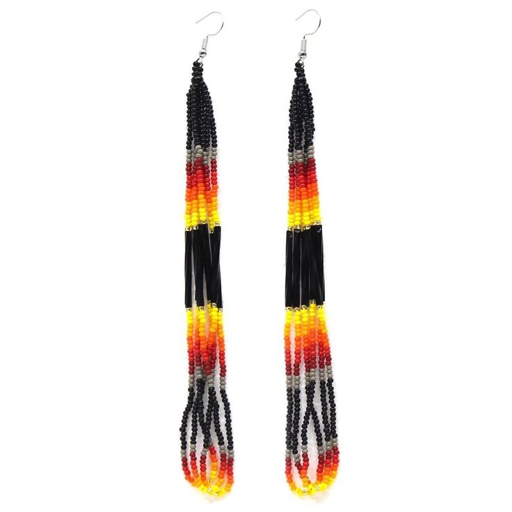 Rice bead earrings Gradient co – Tassel Earrings Boho recenzja i cena