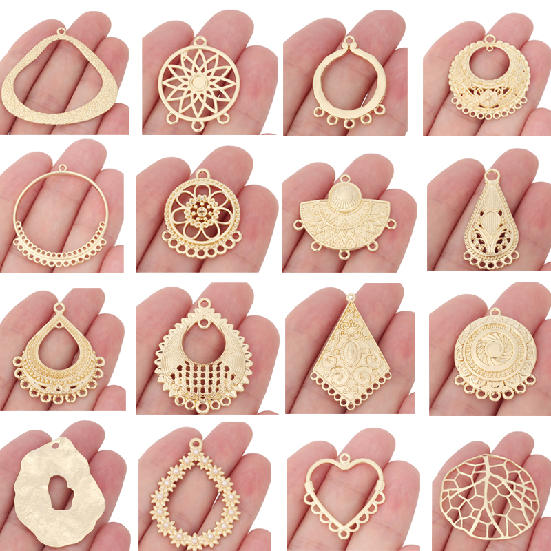 10 x Boho Gold Plated Flower J – Tassel Earrings Boho recenzja i cena