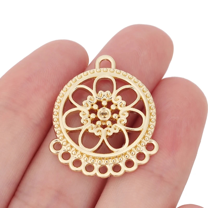 10 x Boho Gold Plated Flower J – Tassel Earrings Boho recenzja i cena