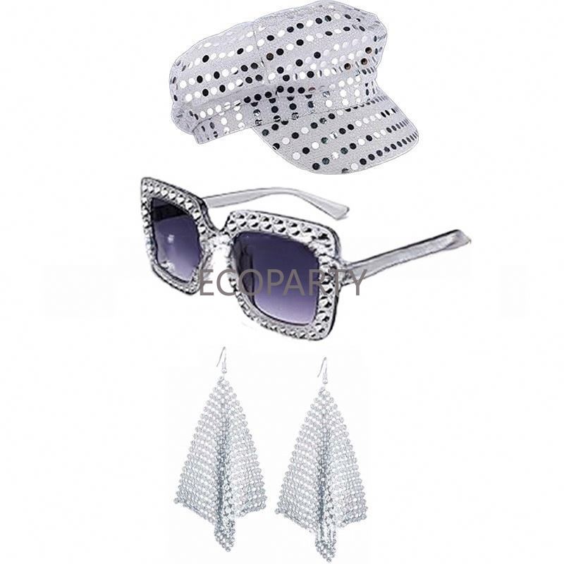 2024 3PCS/5PCS 70s Disco Costu – Women'S Accessories In The 70S recenzja i cena