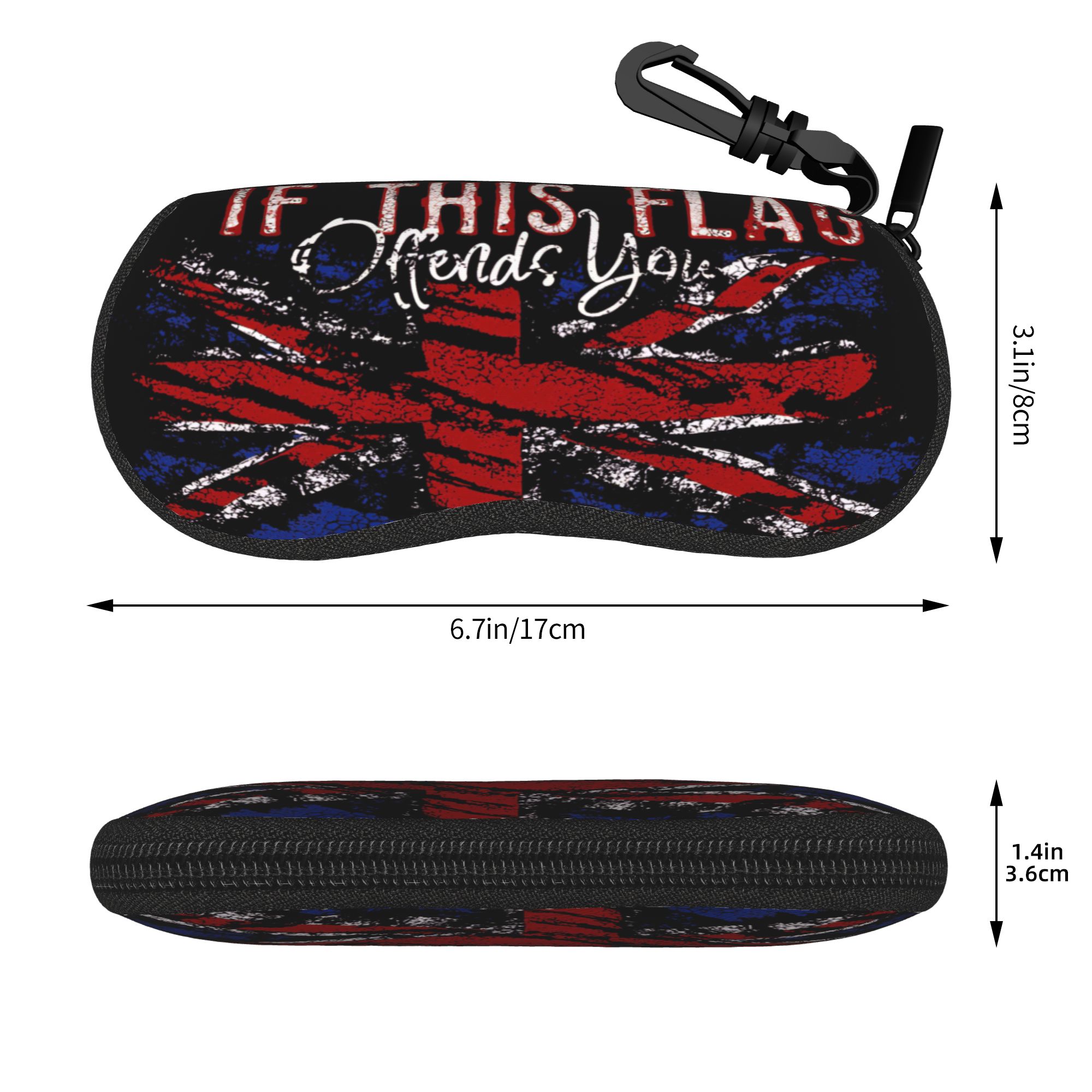 British flag UK Glasses Case M – Women'S Accessories Uk recenzja i cena