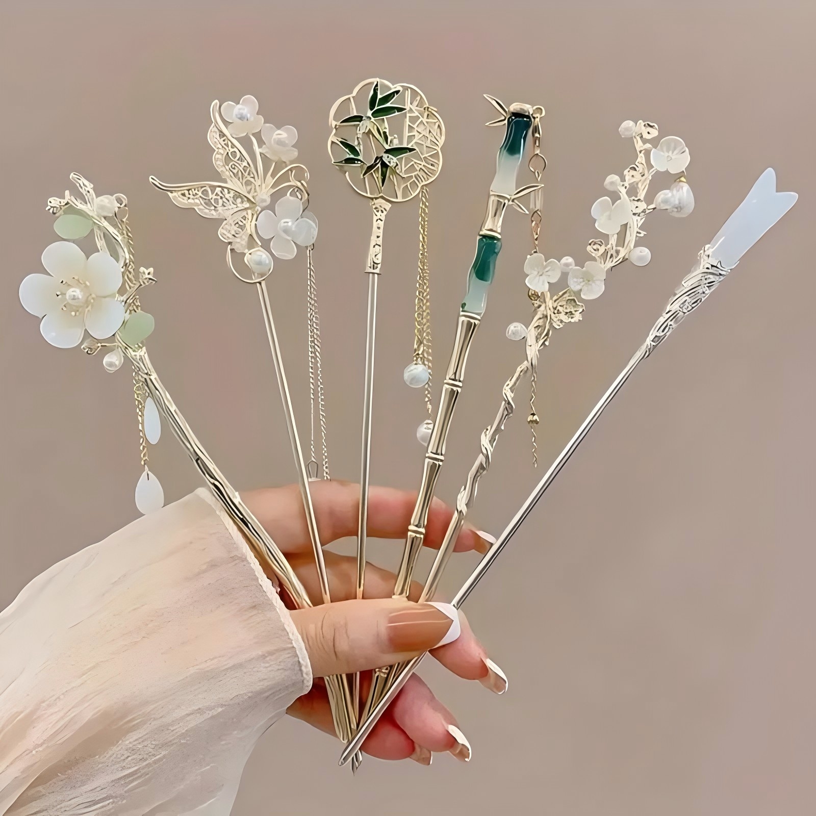 1/6pcs Elegant Chinese Style T – Women Accessories Wholesale recenzja i cena
