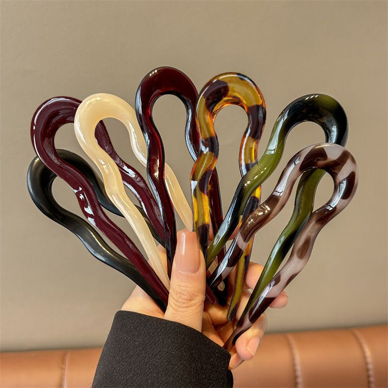 Elegant Acrylic U-shaped Hairp – Women Accessories Wholesale recenzja i cena