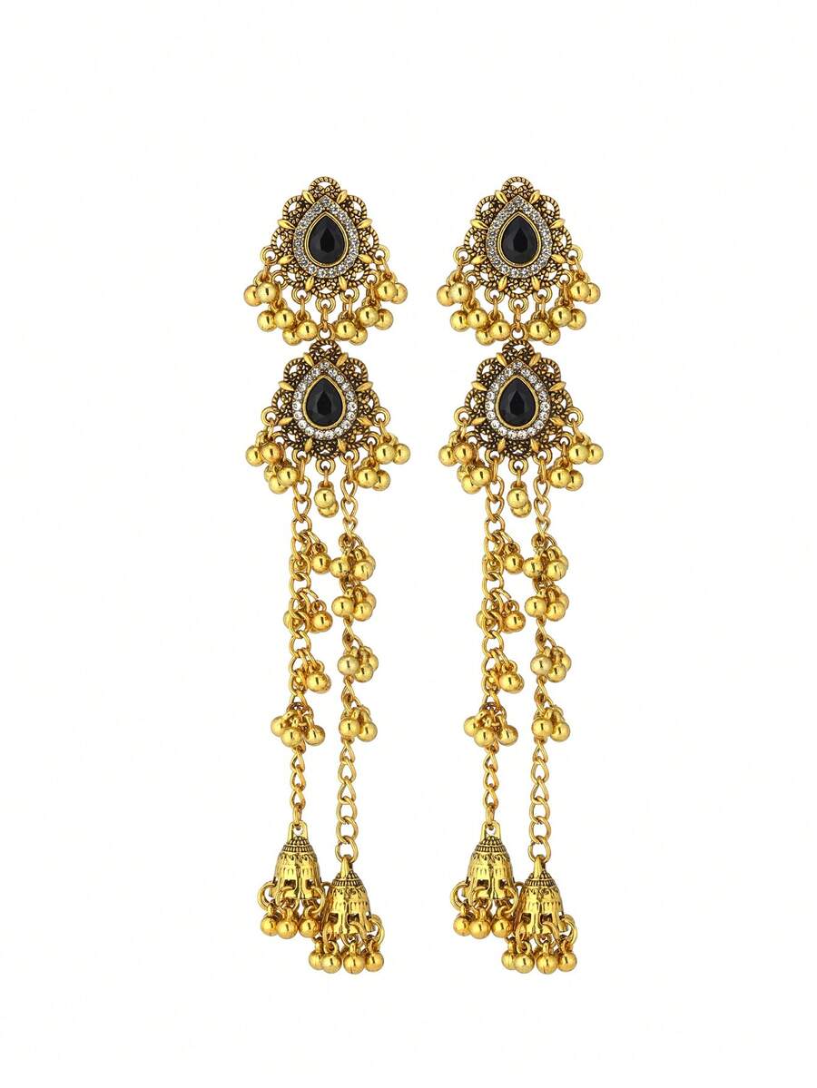 Vintage Boho Alloy Gold Plated – Tassel Earrings Boho recenzja i cena