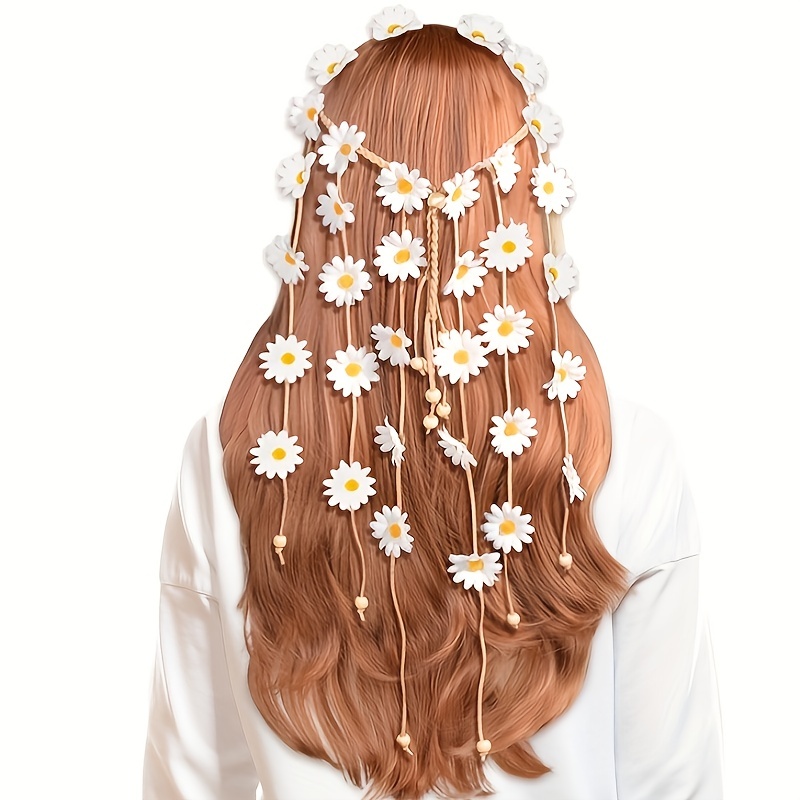 Flower hippie headband, flower – Women'S Accessories In The 70S recenzja i cena